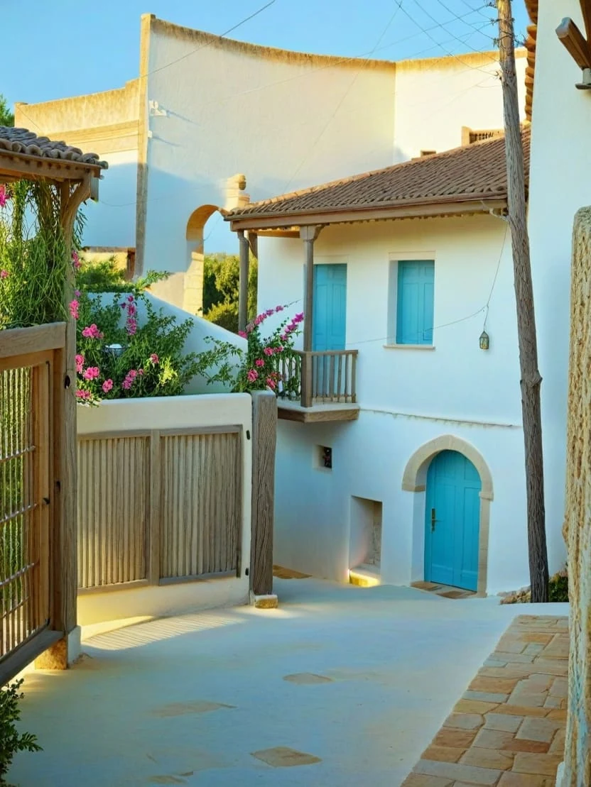 Traditional stone architecture in Maroni village, Larnaca district